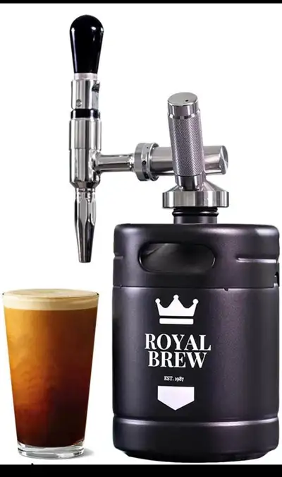 Royal Brew Nitro Cold Brew Coffee Maker Home Keg Kit System (A1, View more