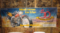 Daytona Bike Week 50th Anniversary Street Banner
