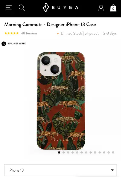 Burga case IPhone 13, View more