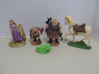 RAIPONCE RAPUZEL TANGLED FILM LOT 5 FIGURINES DISNEY