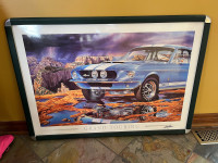 Mustang Shelby GT-500 framed print