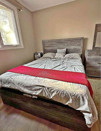 Brand New Wooden bed frame with mattress available in all sizes