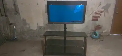 tv stand with Sony bravia 55 inches  tv and it's mount, View more