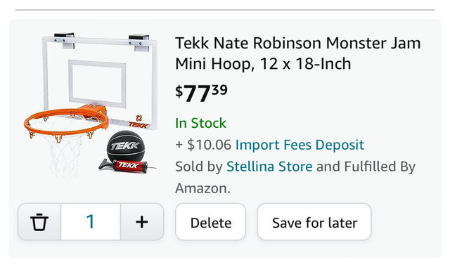 Tekk Monster Jam Mini Hoop 12 x 18-inch