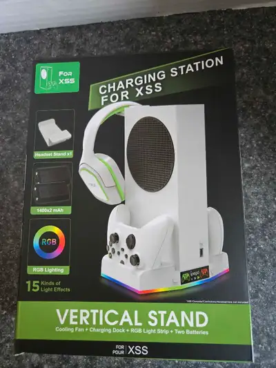 Brand new factory sealed X-Box Series One Charging Stand with 3 fans Online and instore $53.99 and u...