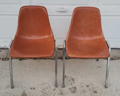 Eames Style Fiberglass Chairs, View more