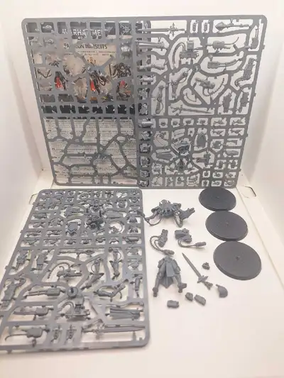 Warhammer 40k 1 half assembled Adepta Sororitas paragon warsuit, View more