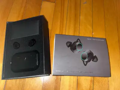 Bluetooth wireless earphones/écouteurs sans fil 3.5h , View more