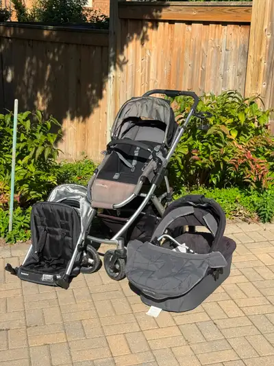 UPPAbaby Vista Stroller with RumbleSeat and Bassinet, View more
