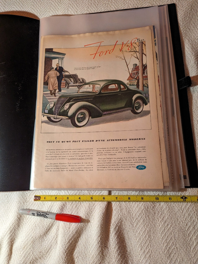 Vintage publicité auto dans Art et objets de collection  à Longueuil/Rive Sud - Image 4