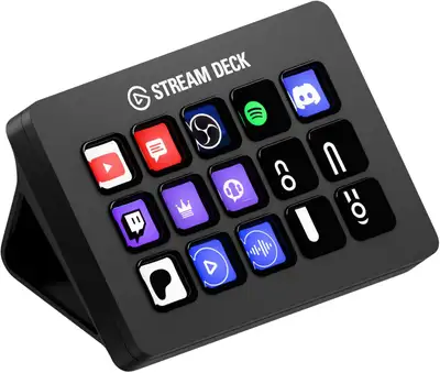 Elgato Stream Deck MK.2 – Studio Controller, 15 macro keys, View more