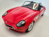 BMW Z8 Roadster Red 1:18 Diecast Burago Gold Collection Rare
