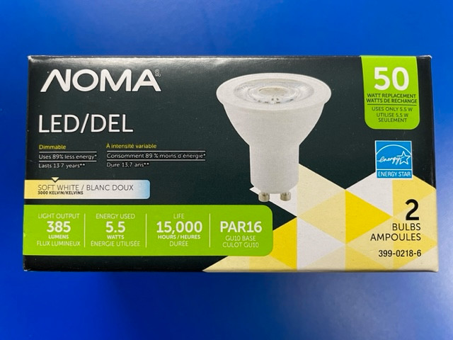 Brand NEW (3) packs of GU10 LED bulbs in Indoor Lighting & Fans in Mississauga / Peel Region