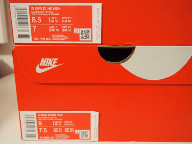 Brand New(DS) Nike Dunk High Sail/Crimson Tint Sizes 8.5W & 9W in Women's - Shoes in City of Toronto - Image 11