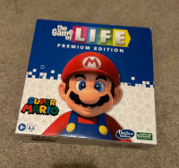 Super Mario The Game of Life Premium Edition Board Game NEW