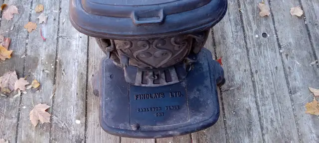 Fall Camp woodstove Findlays LTD.  Carleton Place ONT.