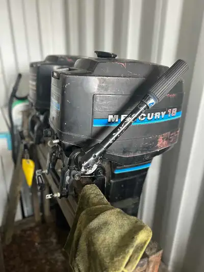 This is a used outboard motor in good working condition, perfect for small boats or as a backup. It...