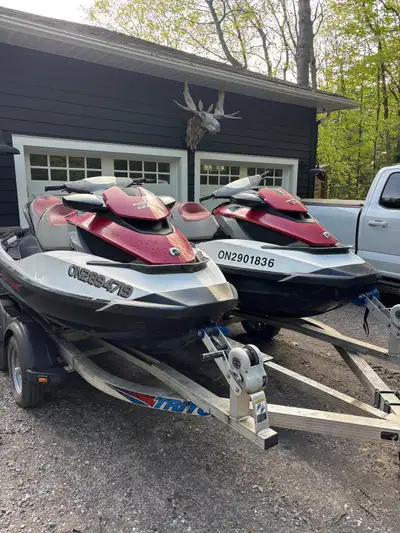 2 x Seadoo 215 GTX is One is 2010 other 2011 Well maintained New batteries Seats redone Come with co...