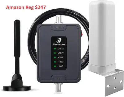 Vehicle Cell Phone Signal Booster for RV | Boosts 5G 4G LTE for, View more