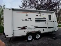 2008 Shamrock 183 Hybrid trailer, 20 feet, 3,400 lbs