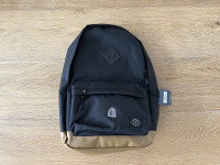 Parkland School Backpack in Black and Brown Leather