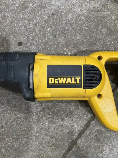 Dewalt plug in VS Reciprocating Saw - Sawzall, View more