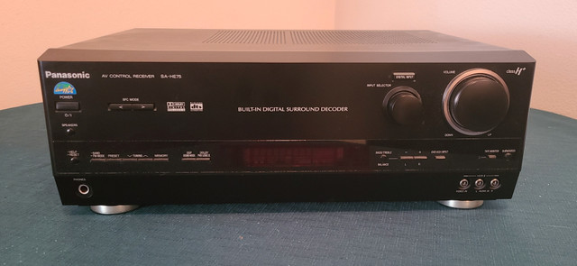 PANASONIC AV CONTROL RECEIVER SA-HE75 $80 in Stereo Systems & Home Theatre in Calgary
