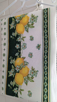 Nappe  italienne motif citron 