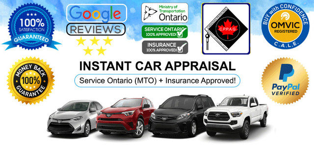 INSTANTCARAPPRAISAL.COM $49.95 | INSURANCE APPRAISAL & MORE! in Other in Barrie