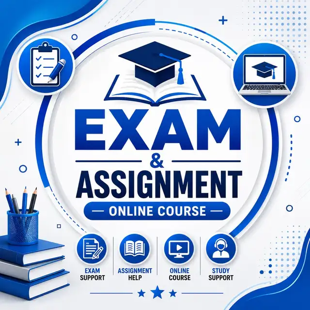 Online Course Help for Assignments Exams Homework Test Quizzes