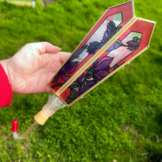 Window hummingbird feeder stained glass Other Oshawa / Durham