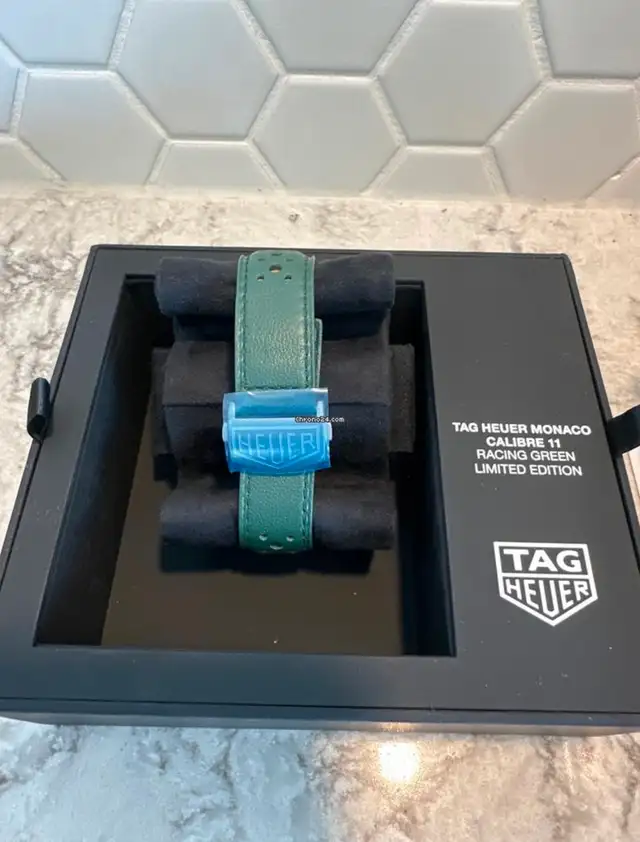 Limited Edition TAG Heuer Monaco “Racing Green” Chronograph62864745704449124