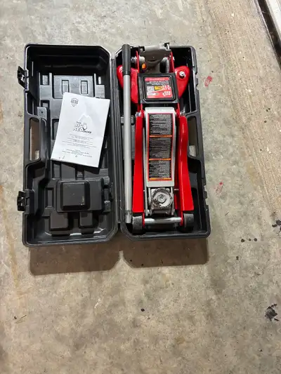 Big Red 2.5 ton car jack, lift range 5 to 15 inches, View more