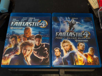 Fantastic 4 and Fantastic 4 Rise of the Silver Surfer on Blu-Ray