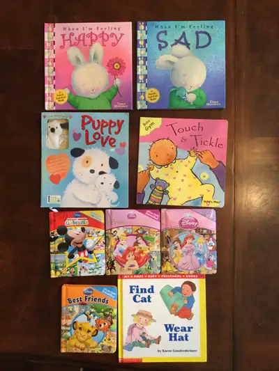 Kids, Childrens 9 Board & Early Learning  Books  (Lot H) $15, View more
