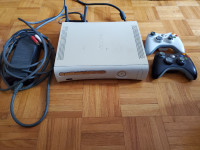 Broken Xbox 360 + 2 Controllers and Wireless Adapter