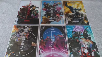 Batman Fortnite Zero Point - Complete Set - Issues #1 to #6 * NEW - Unopened, factory sealed in poly...