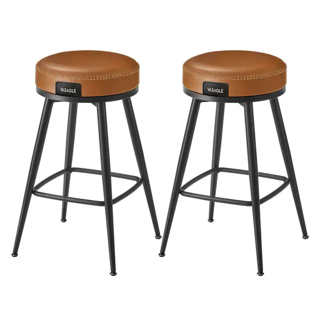 Counter Height Swivel Bar Stools, Synthetic Leather in Chairs & Recliners in Markham / York Region - Image 10