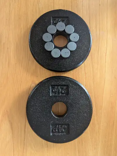 Magnetic Weights - Pairs of 1.25lb and 2.5lbs, View more