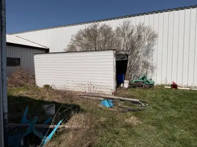 This is an 18-foot truck bed that is in used condition, perfect for storage or conversion projects....