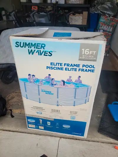 16 foot by 48inch pool plus chemicals and filters, View more