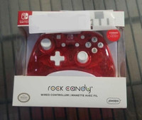 PDP Rock Candy Wired Controller For Switch - Stormin' Cherry