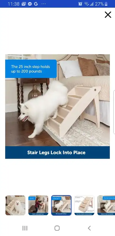 foldable pet Stairs brand new, View more