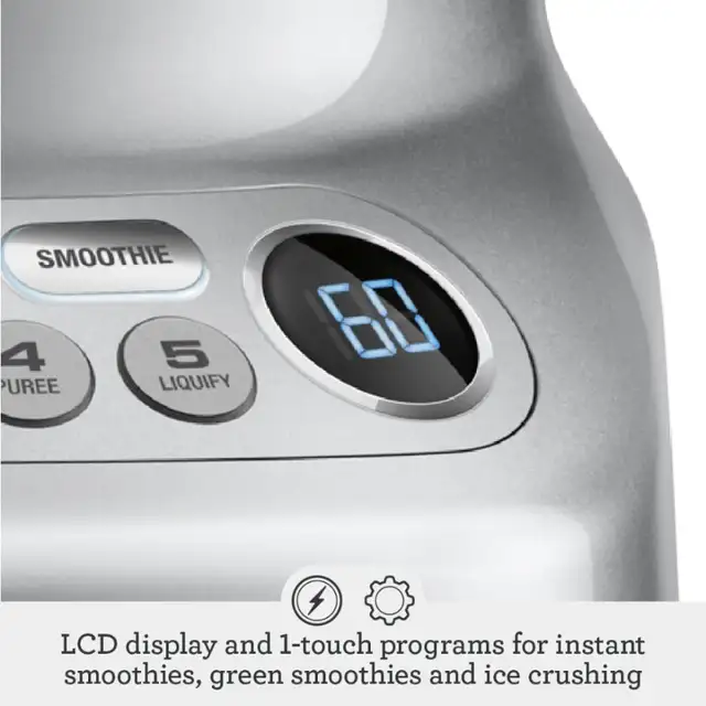 Breville BBL620SIL1AUS1 Fresh & Furious Blender, Silver in Processors, Blenders & Juicers in Markham / York Region - Image 7