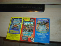 Trois Cassette VHS  Monster Truck War