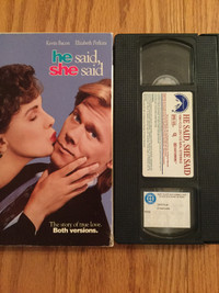 Cassette VHS He said, she said à vendre