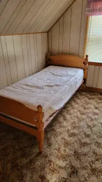 2 Single Beds with Mattresses. Could Be Bunk Beds