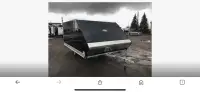 Snowmobile trailer storage 