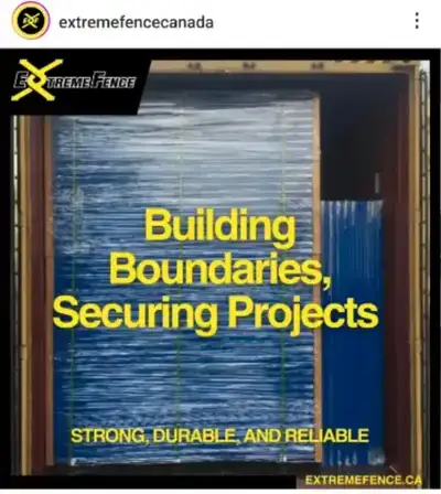 Temporary Construction fence  $89 per set. Until Oct 31, View more