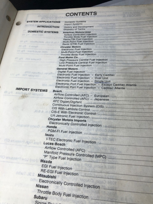 1975 -1997 MITCHELL COMPUTERIZED FUEL INJECTION MANUAL #M0015 in Textbooks in Edmonton - Image 3